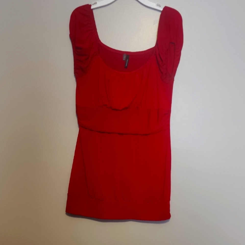 Elegant Red Women's Top